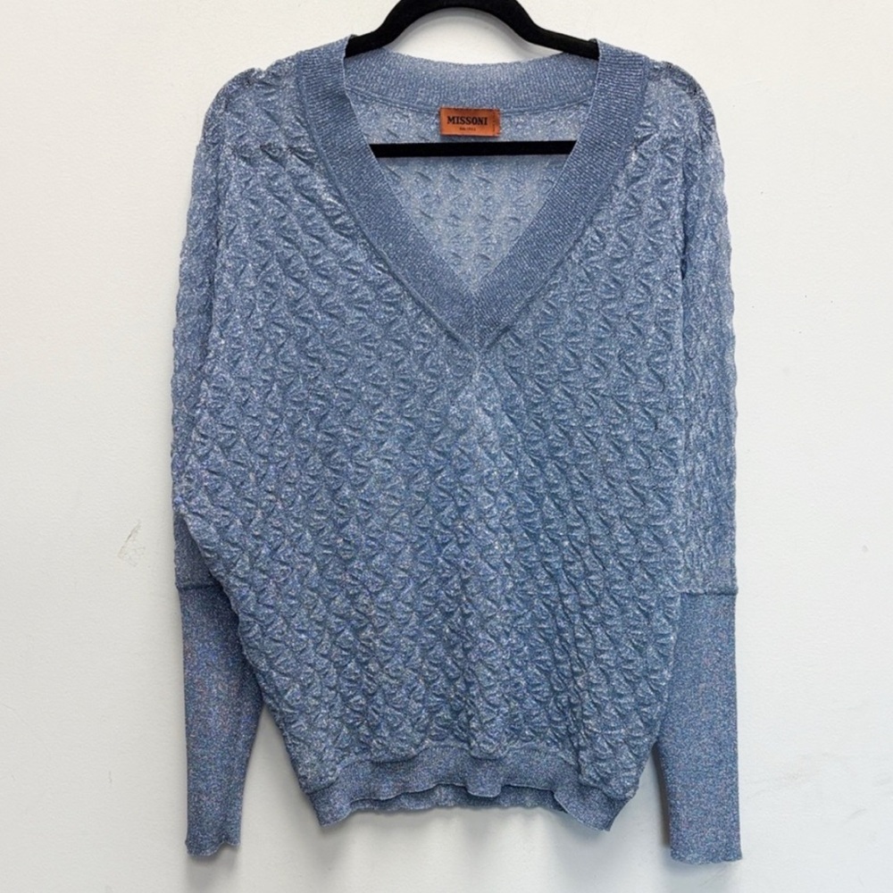 Missoni Textured Shimmery Knit Sweater
